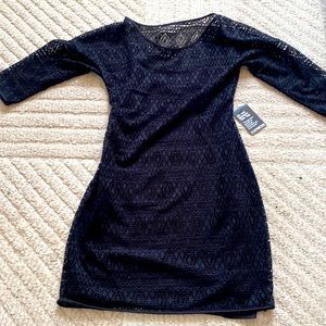 Express Medium Black Mini Dress